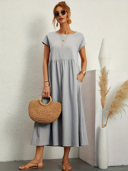 Vestido Mujer con Bolsillos laterales