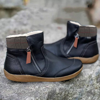 Botas Mujer Comodidad Doble Cremallera
