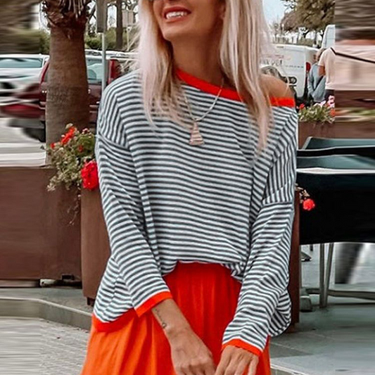 Blusa de rayas elegante - Vestiria