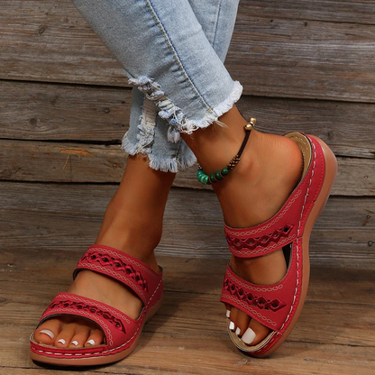 Sandalias Mujer de Verano con Tirantes y Plataforma