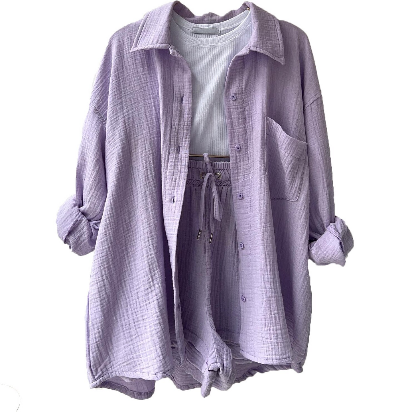 Pijama Mujer Algodón Suave Elegante