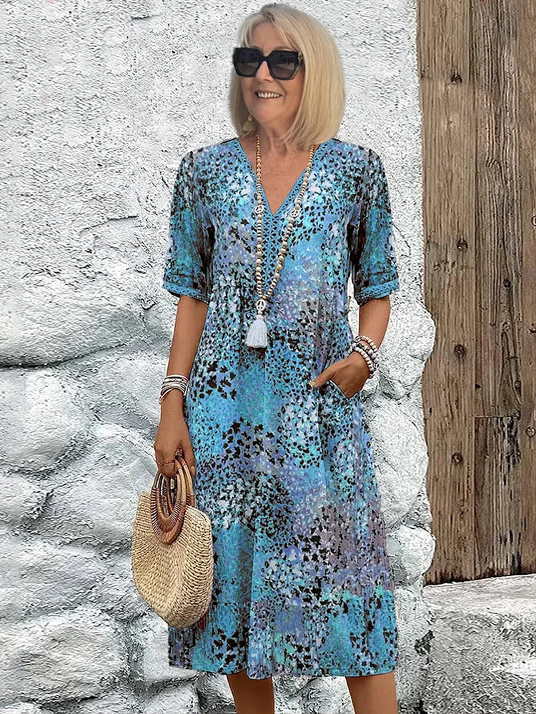 Vestido Jardín Ligero y Fresco para Mujer