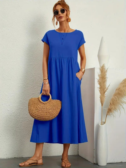 Vestido Mujer con Bolsillos laterales