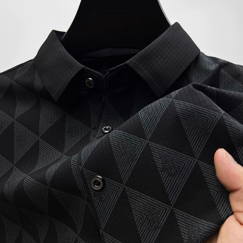 Camisa Seda Lujosa y Elegante