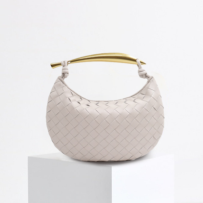 Bolso de mano de cuero artesanal