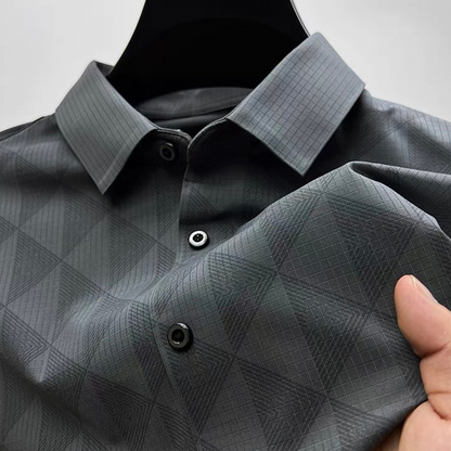 Camisa Seda Lujosa y Elegante