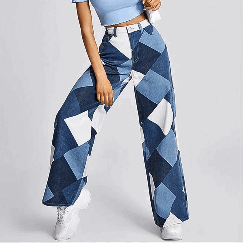 Pantalones Vaqueros Cómodos con Cremallera - Vestiria