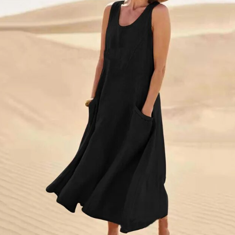 Vestido Mujer con Bolsillos Práctico