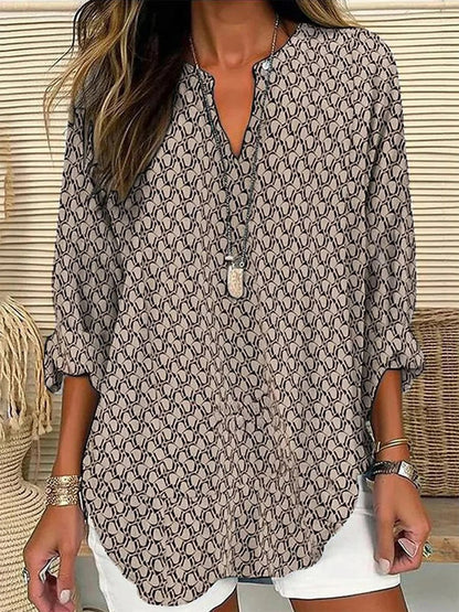Blusa Mujer Manga Larga Elegante