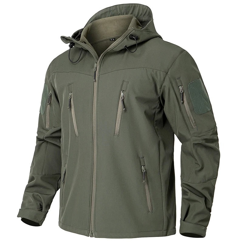 Chaqueta Deportiva Impermeable con Capucha para Hombre - Vestiria