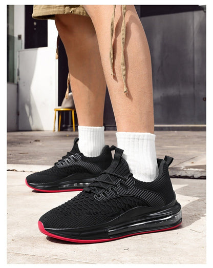 Zapatillas running hombre ligero con aireación y amortiguación