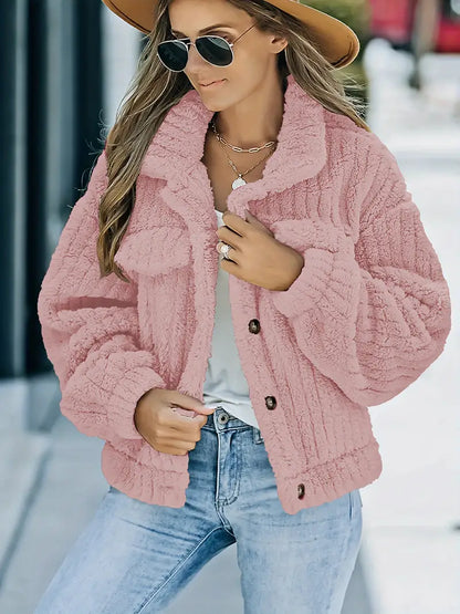 Chaqueta Mujer Piel Sintética Elegante