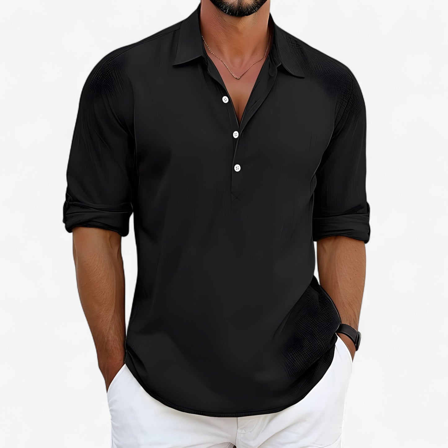 Camisa Polo Hombre Fresca Ligera Verano