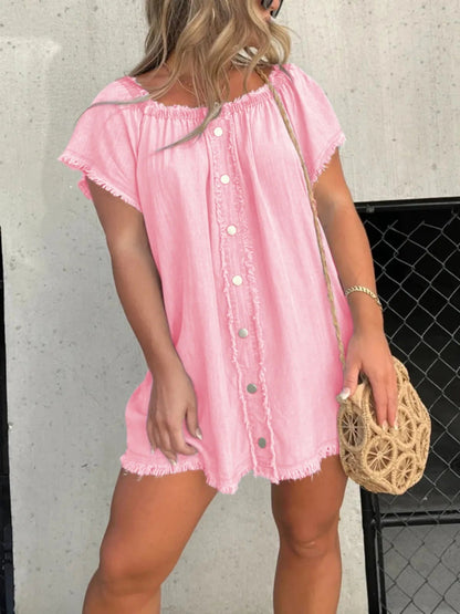 Vestido Denim Holgado y Chic