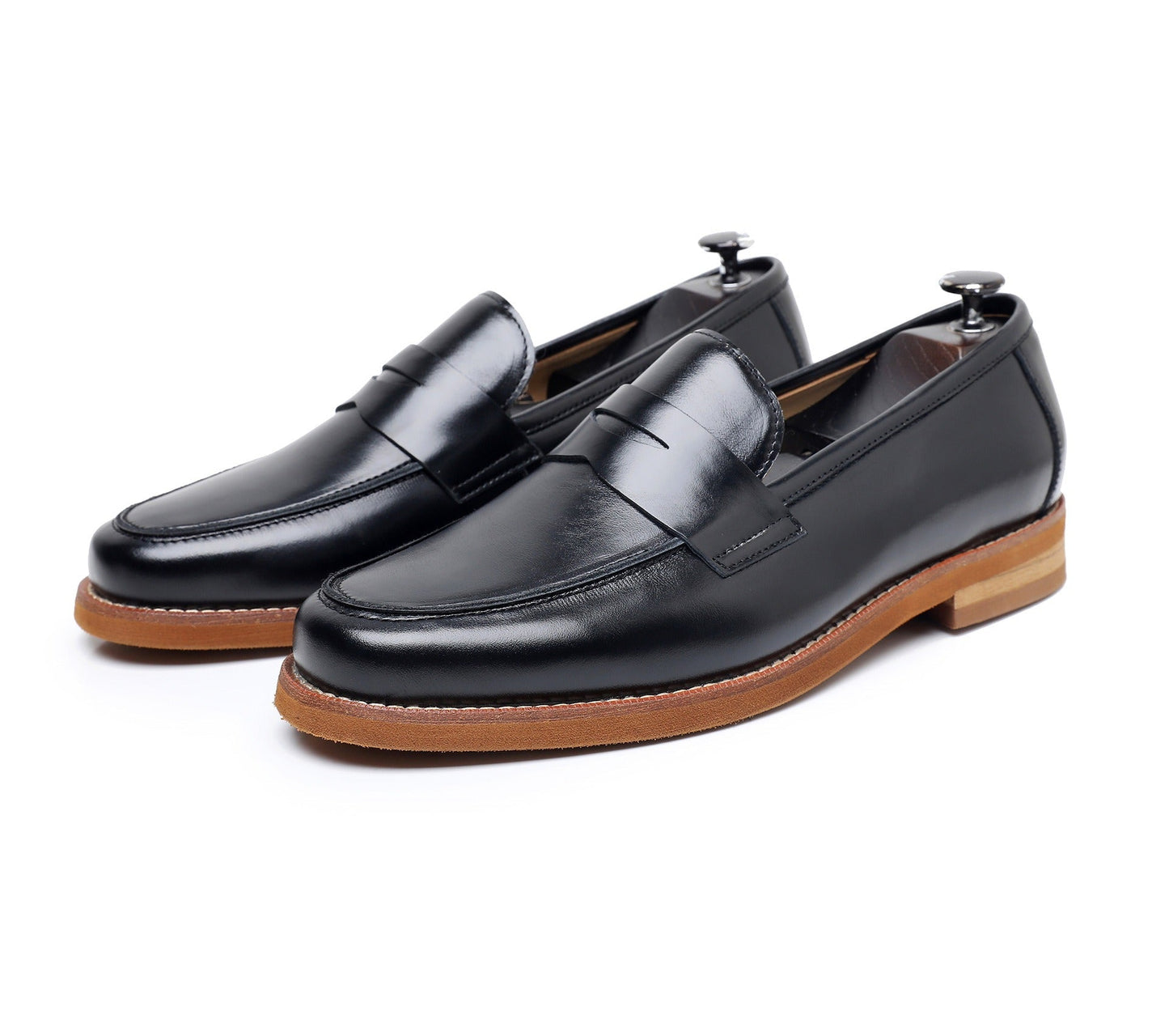 Zapatos hombre cuero auténtico estilo elegante