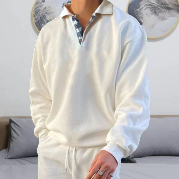 Jersey Hombre Cuadros Relajado