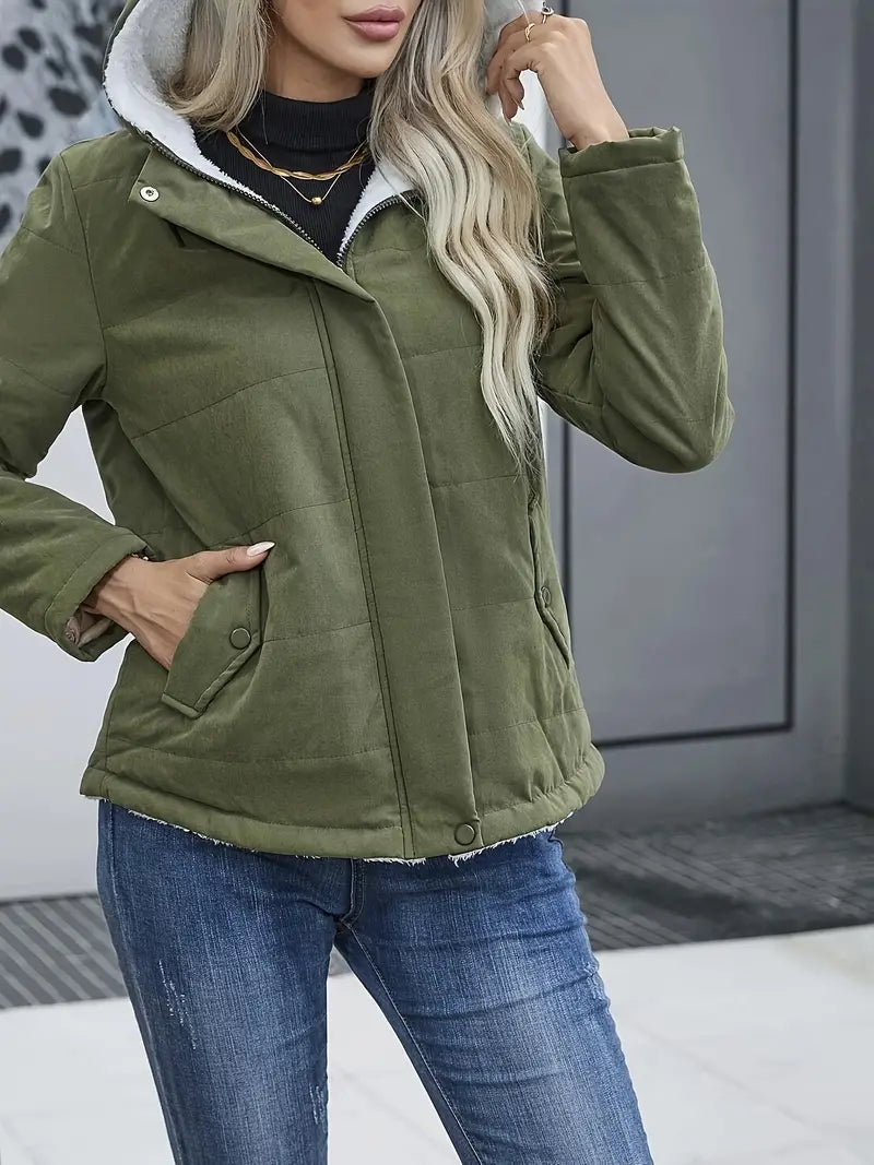 Chaqueta Acolchada Cremallera Abre y Cierra - Vestiria