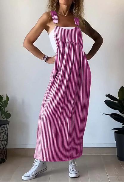 Vestido Estampado Rayas Informal
