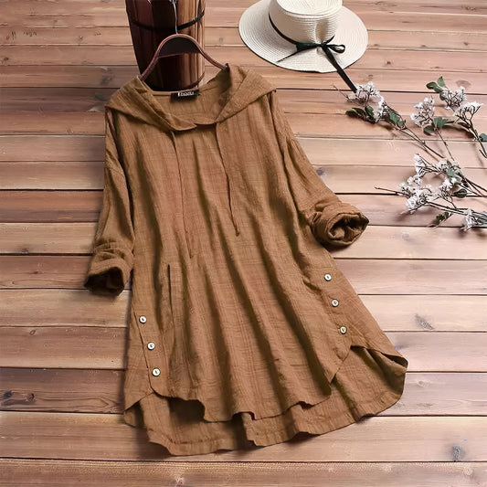 Camisa Lino Algodón Estilo Libre - Vestiria