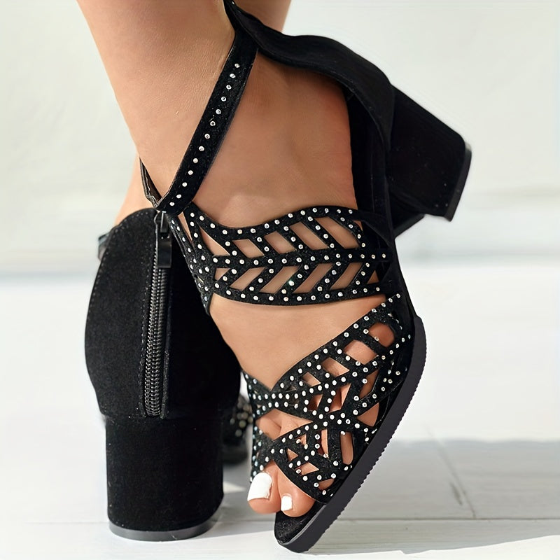 Sandalias Boho Chic con Tacón Alto