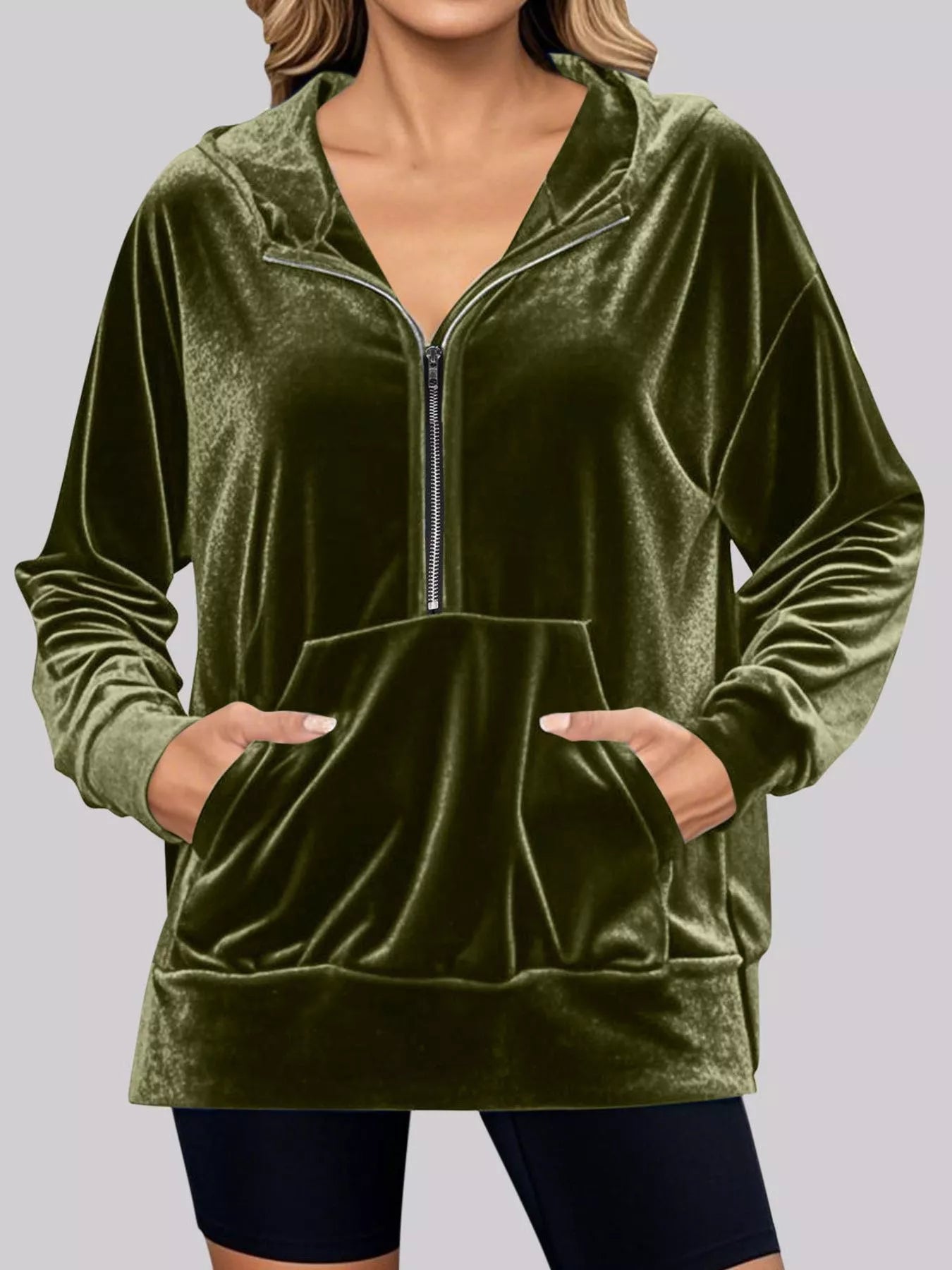 Chaquetón Informal Cálido con Cremallera