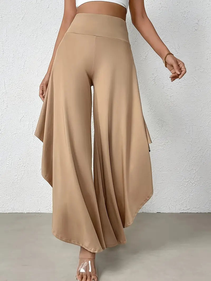 Pantalón Mujer Estilo Asimétrico Elegante