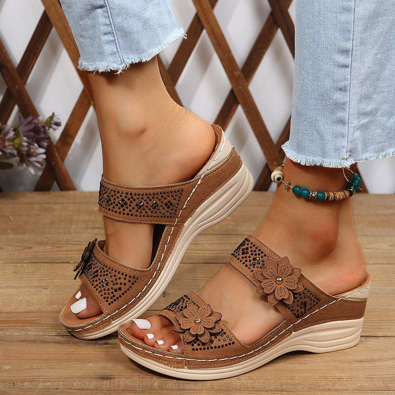 Sandalias de tacón alto cómodas y elegantes para mujer - Vestiria