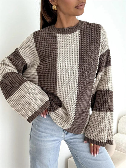 Jersey de Manga Larga Rayado Estilo Clásico