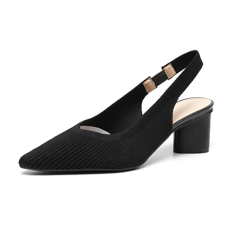 Zapatos de Tacón Alto con Tira Trasera Elegantes