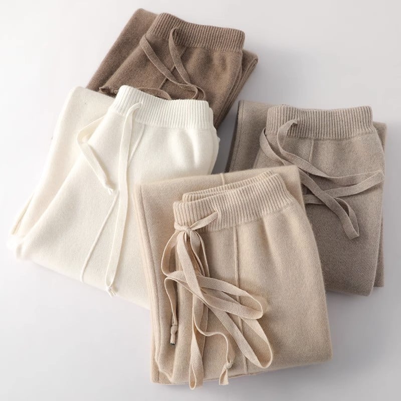Pantalón Mujer Punto Suave Cálido - Vestiria