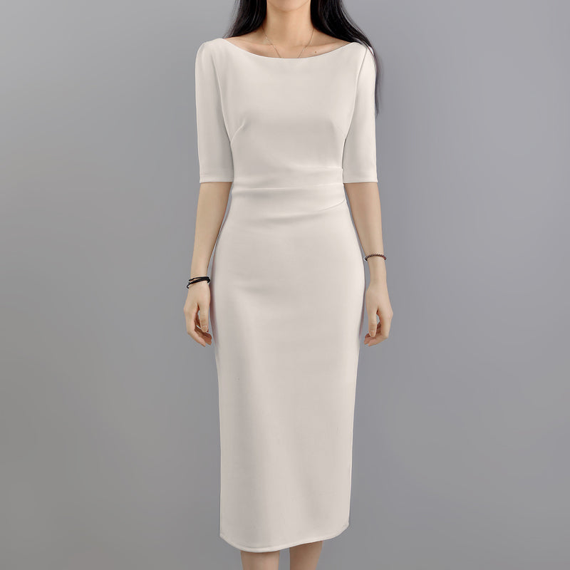 Vestido París Chic Mujer Elegante