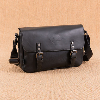 Bolso bandolera cuero hombre estilo clásico