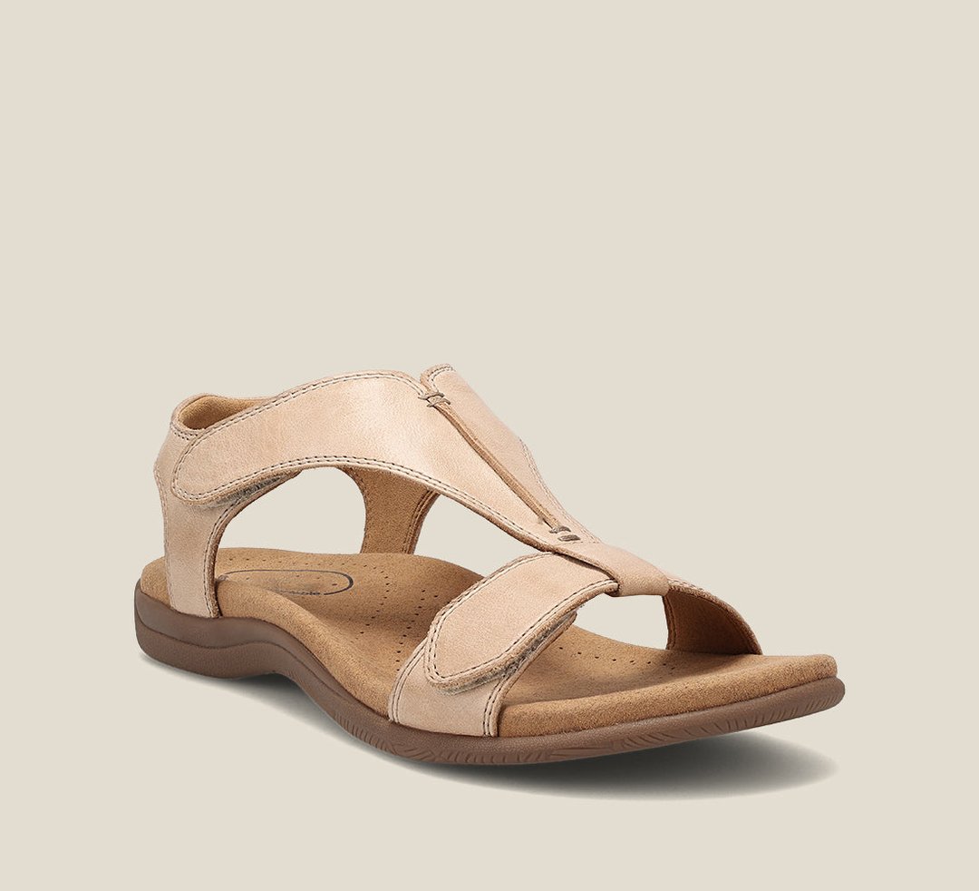 Sandalias de piel cómodas y transpirables