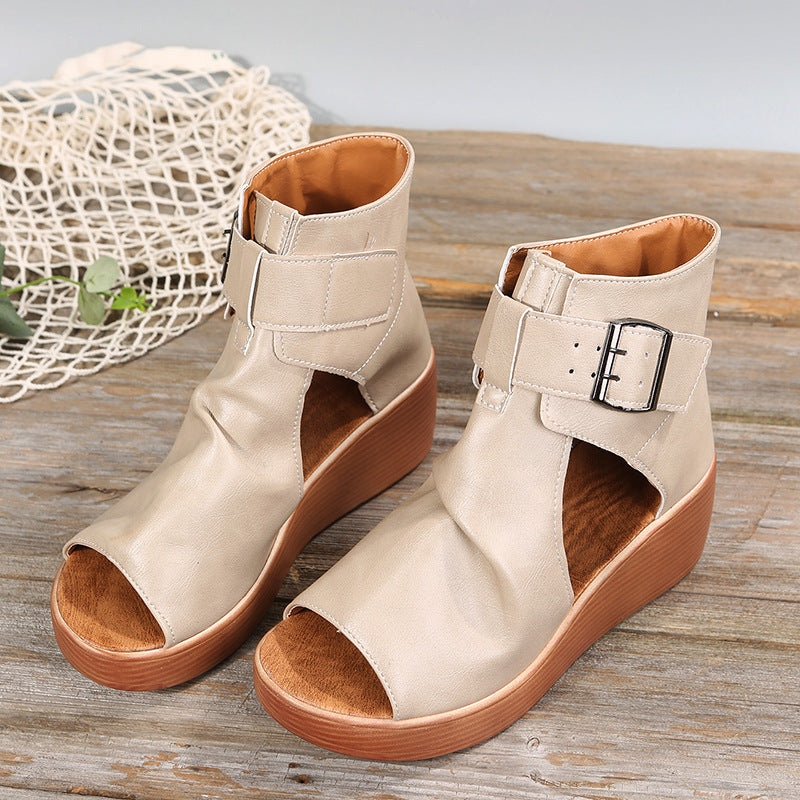 Sandalias de Cuña Altas para Mujer Verano