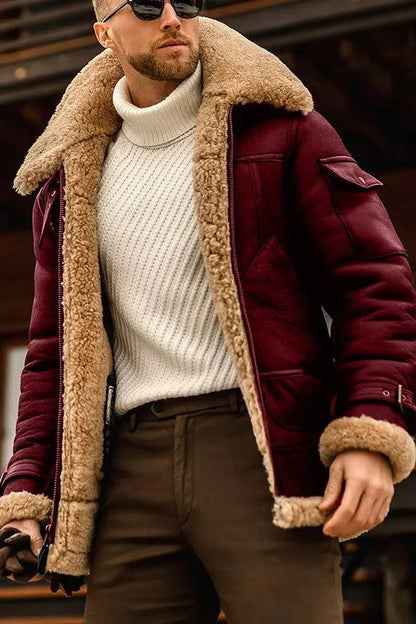 Chaqueta de Piel Suave y Cálida