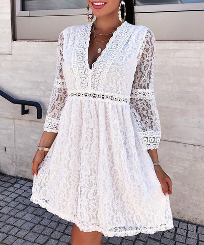 Vestido Camisero Ligero con Lazo