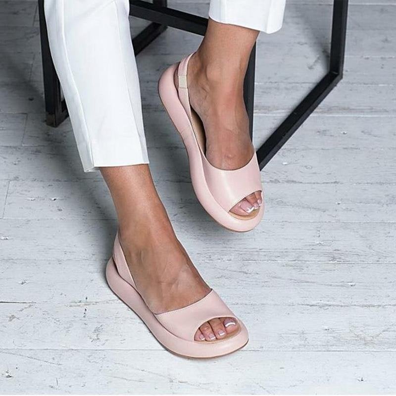 Sandalias Mujer de Moda con Plataforma Abierta
