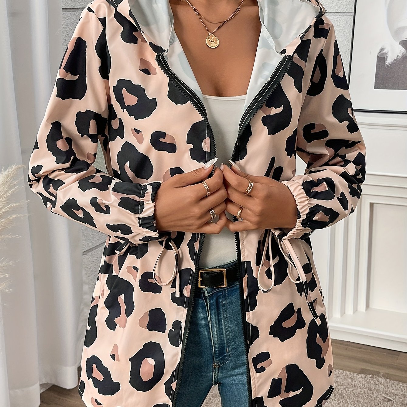 Chaqueta Mujer Estilo Boho Floral