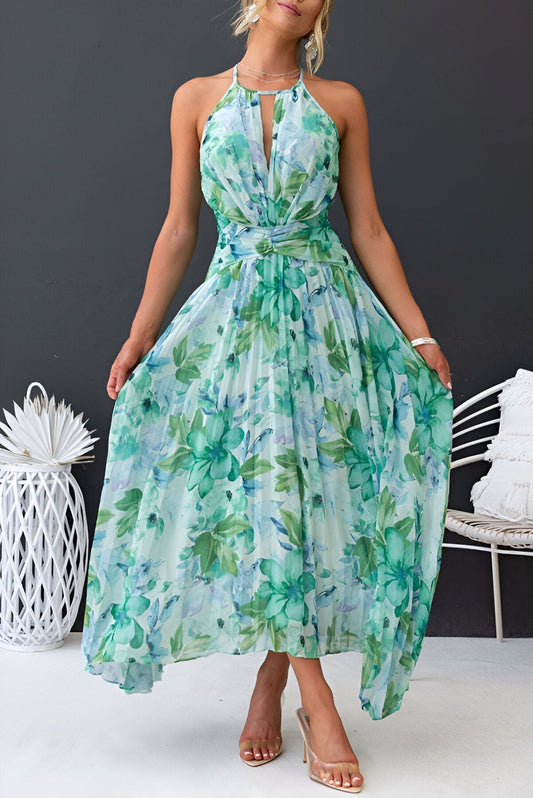 Vestido maxi floral elegante para mujer - Vestiria