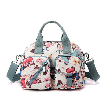 Bolso Bandolera Mujer Floral con Bolsillos Practico