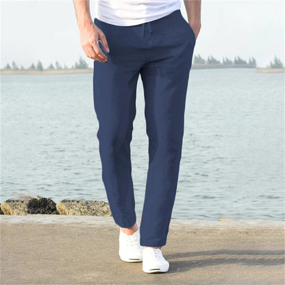 Pantalón recto ligero y cómodo
