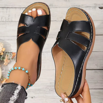 Sandalias Plana Mujer Diseño Cómodo Alegre