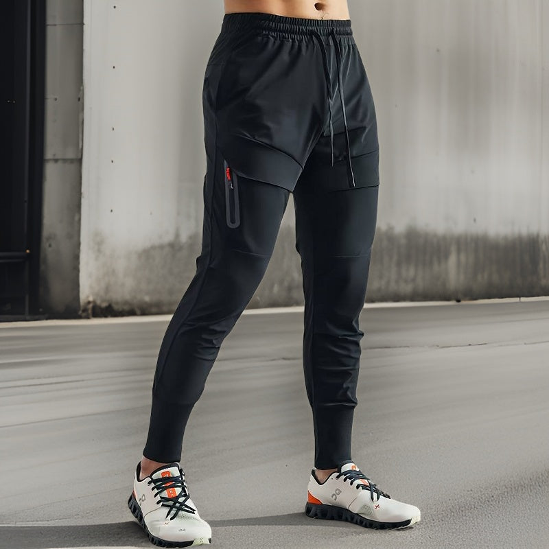 Pantalones Deportivos Con Bolsillos Elásticos - Vestiria