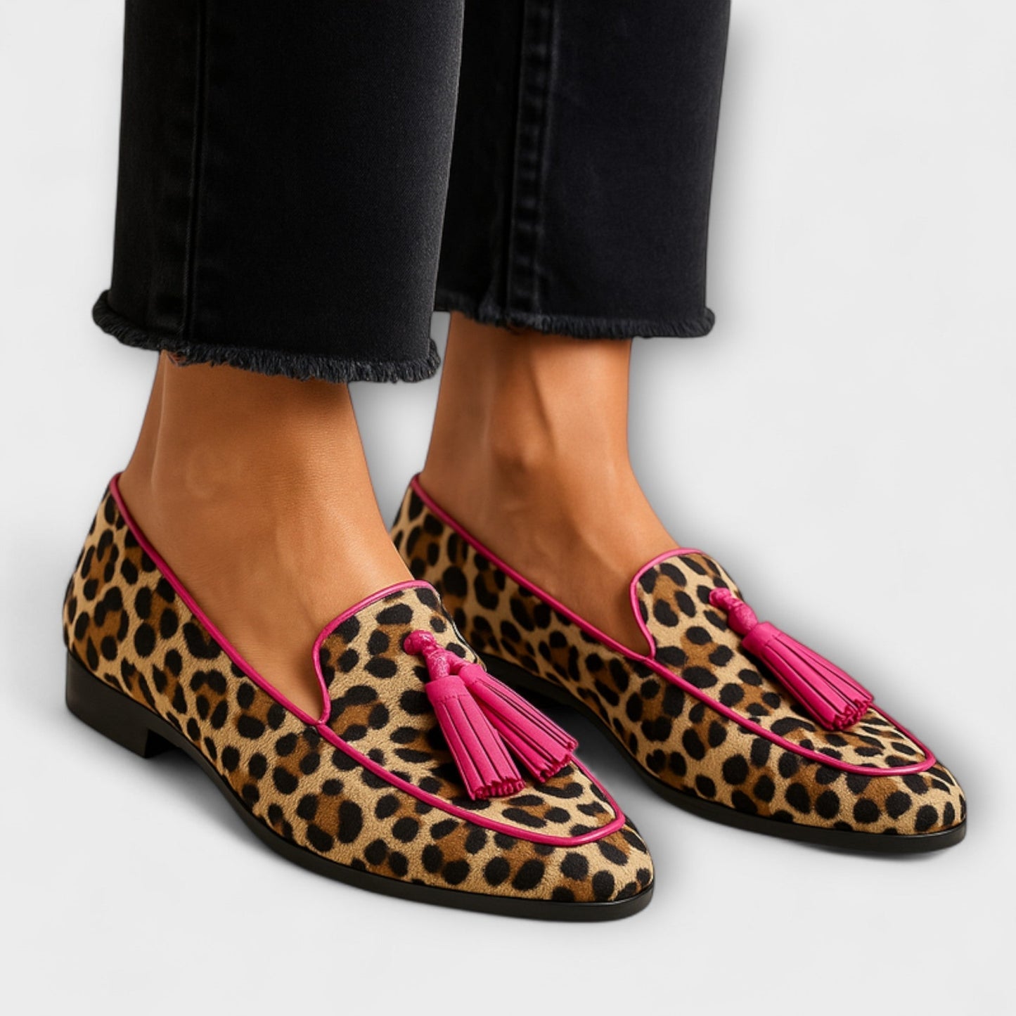 Mocasines de Moda con Detalle de Borlas - Vestiria