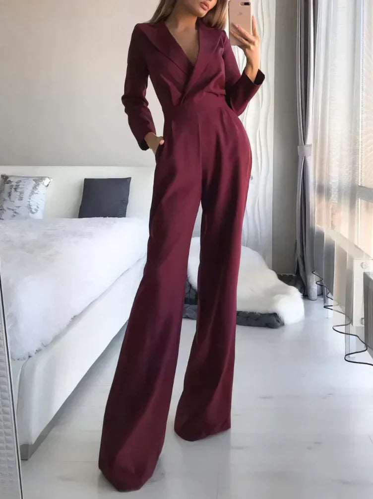 Mono Mujer Elegante Cuello Alto
