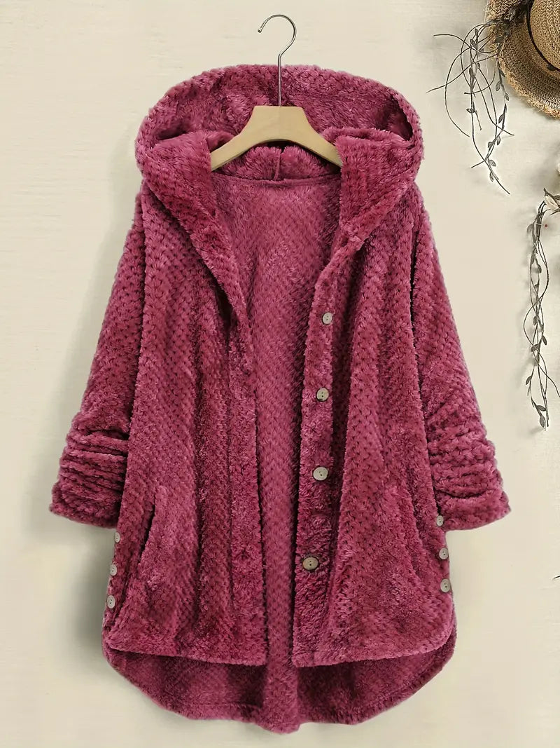 Abrigo Mujer Invierno Clásico Cálido