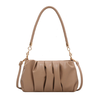 Bolso bandolera elegante con textura suave