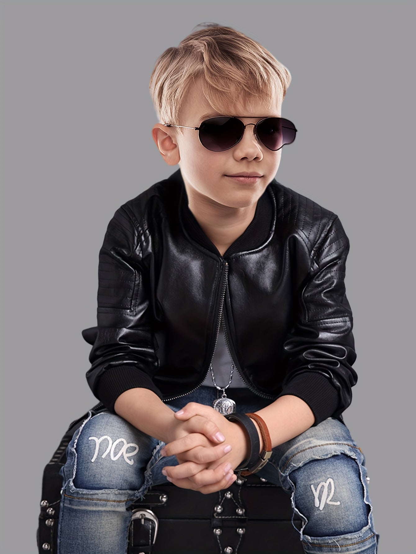 Chaqueta Niño Cuello Alto Impermeable