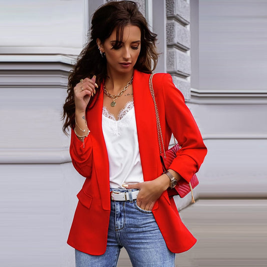 Chaquetilla Mujer Elegante Corte Amplio - Vestiria