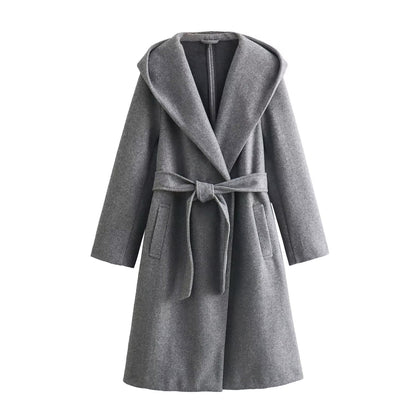 Chaquetón Mujer Capucha Acogedor Elenira